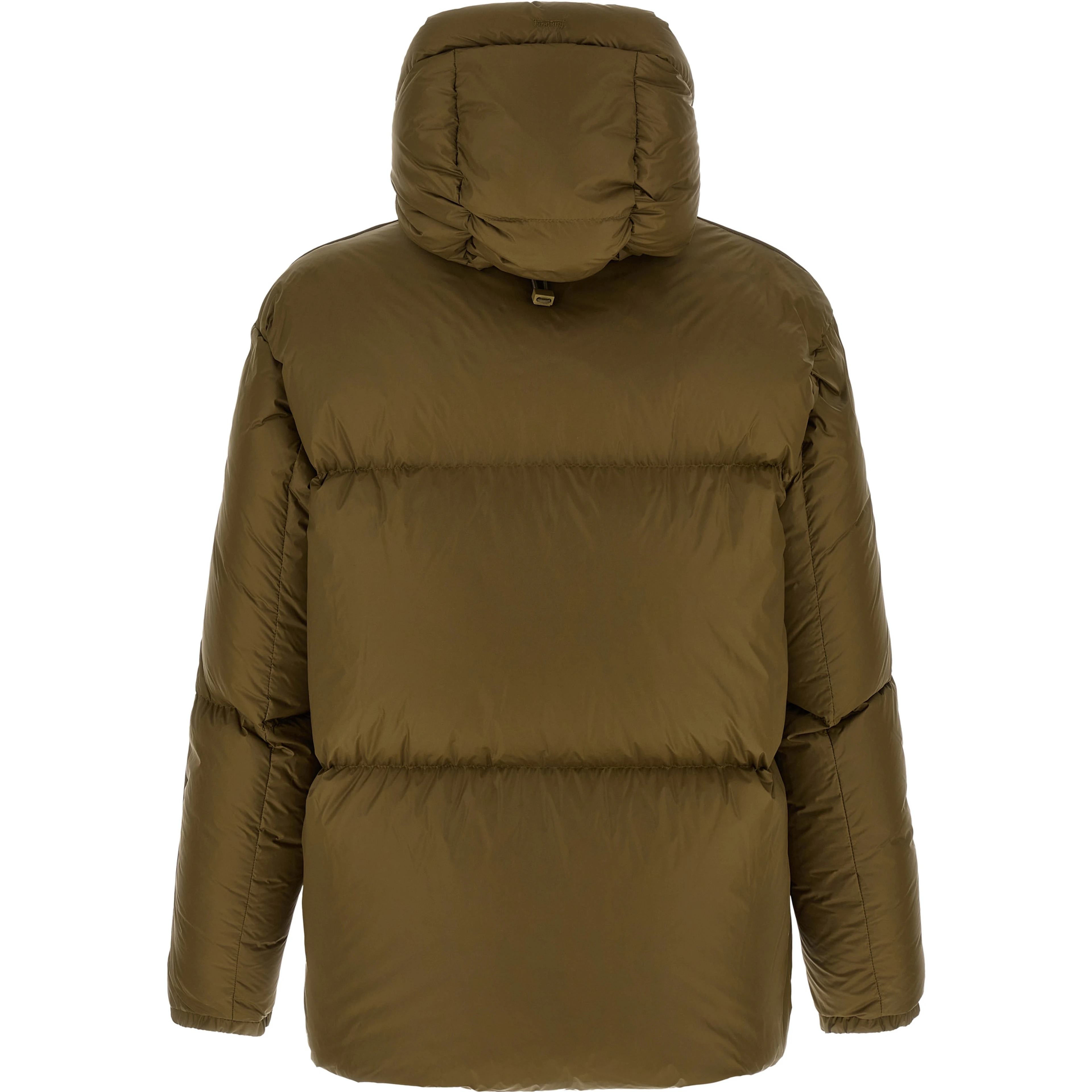 Bicolor Polyamide Full-Length Jacket