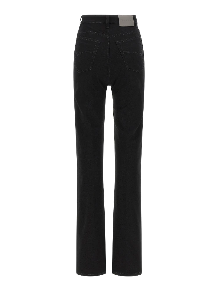 Black Elastane High-Waisted Jean alternative