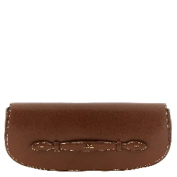 Brown Cowhide Clutch Bag