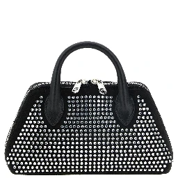 Black Cowhide Crossbody Bag
