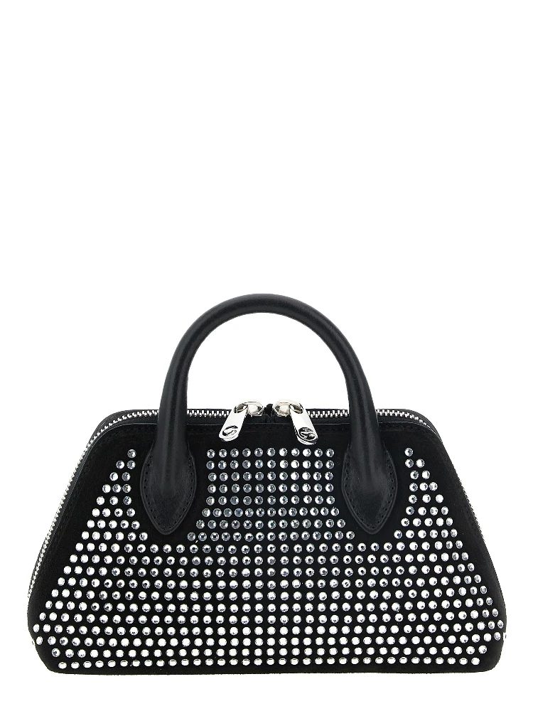 Black Cowhide Crossbody Bag