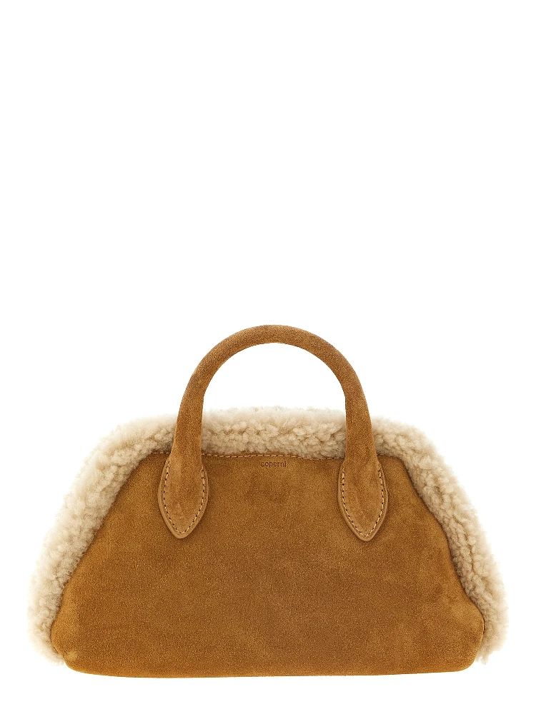 Beige Cowhide Crossbody Bag