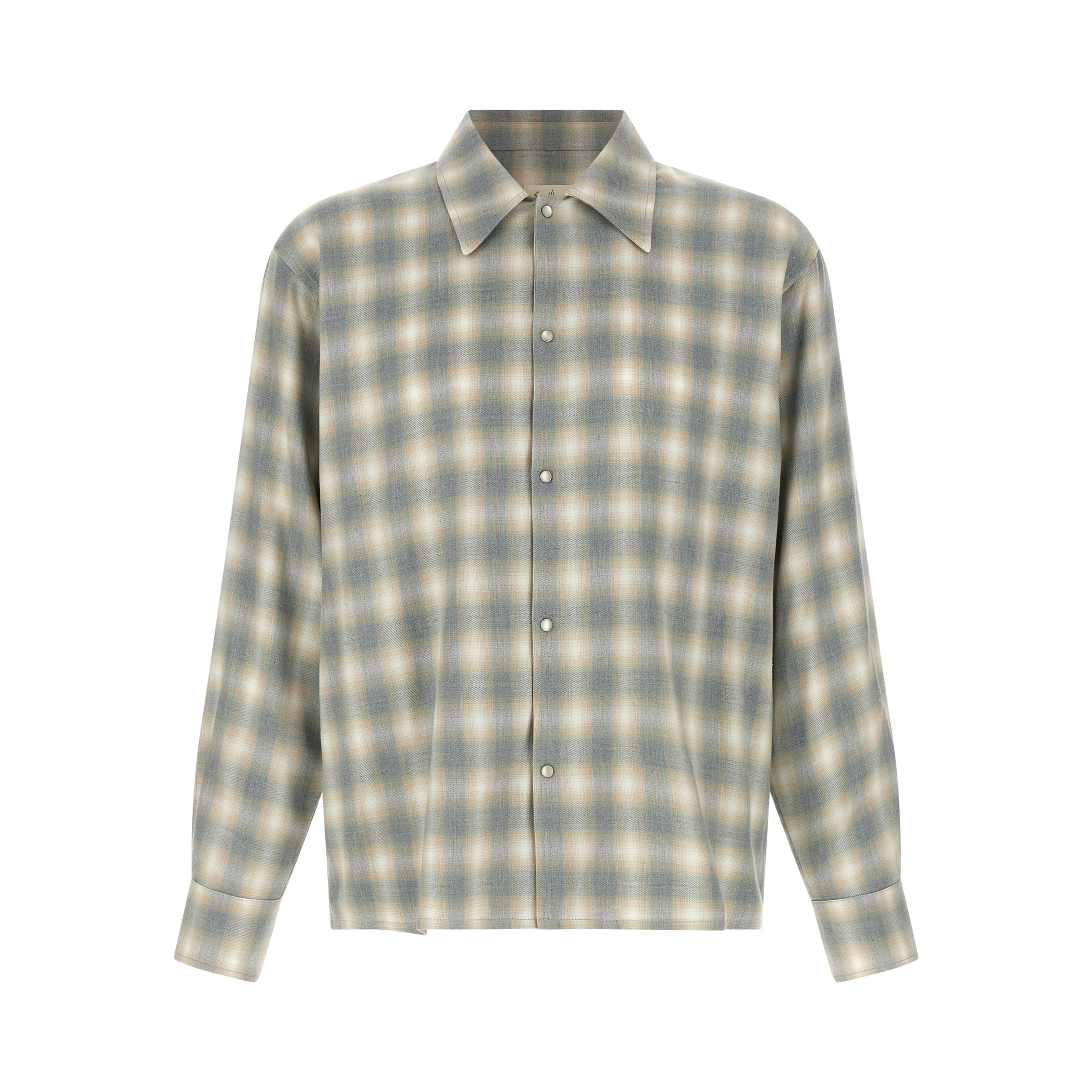 Gray Cotton Blouse