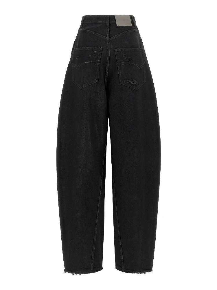 Black Cotton High-Waisted Jean alternative
