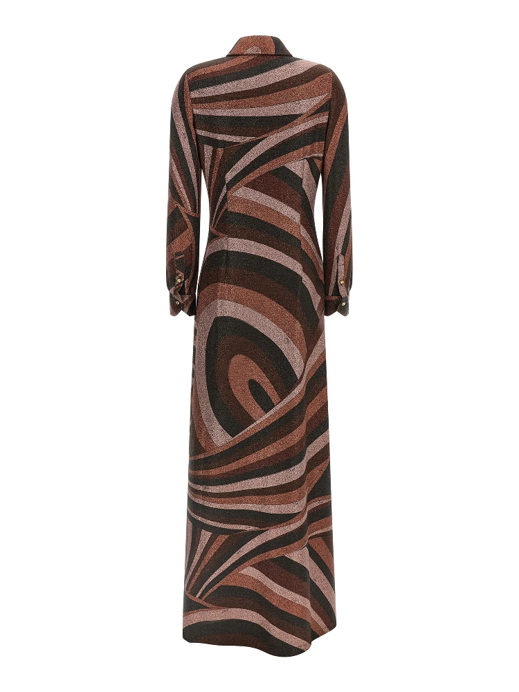 Bordeaux Polyamide Long Dress alternative