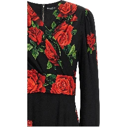 Red Silk Long Dress