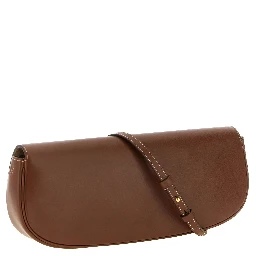 Brown Cowhide Clutch Bag