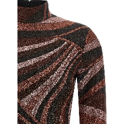 Bordeaux Polyamide Cardigan
