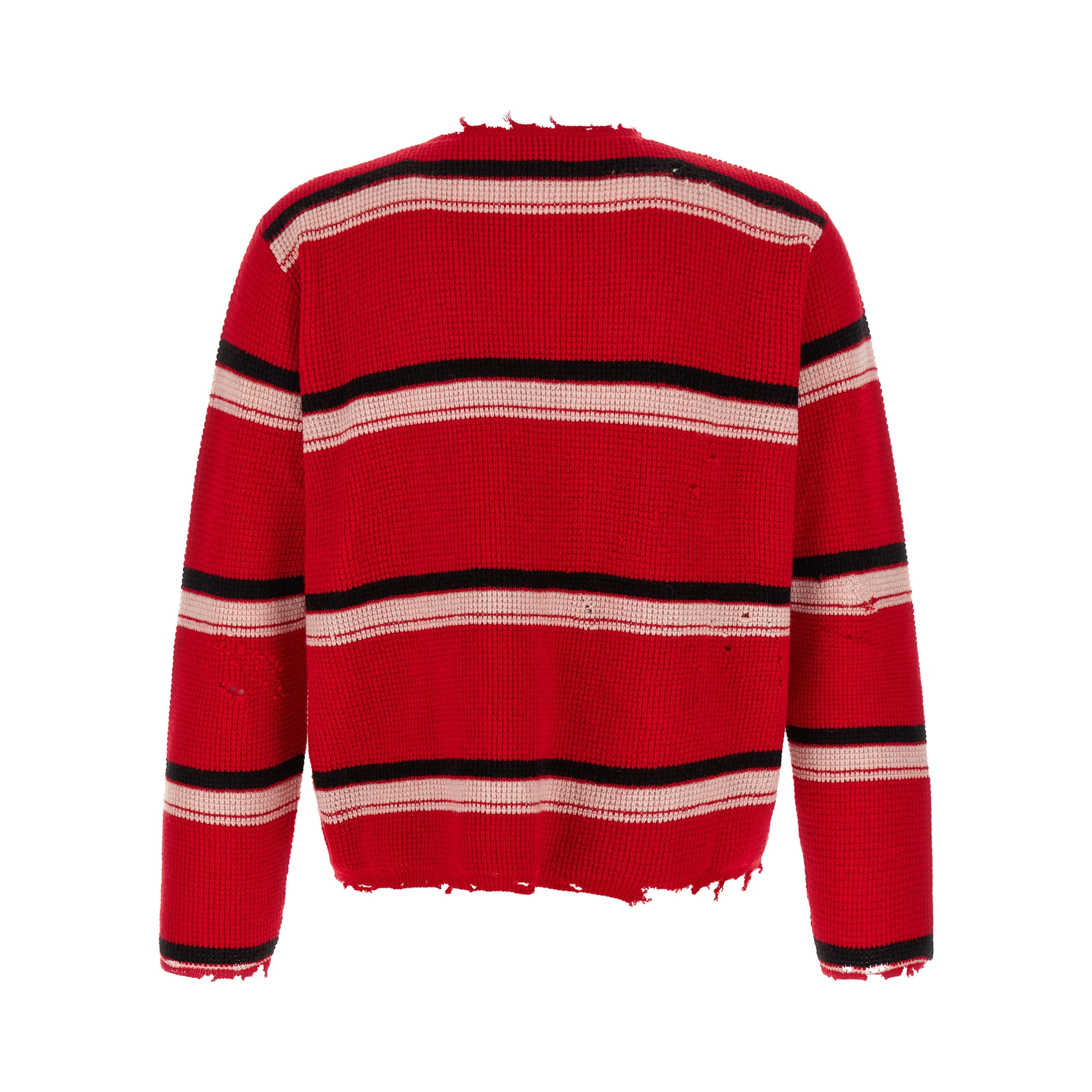 Red Wool Cardigan
