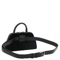Black Cowhide Crossbody Bag