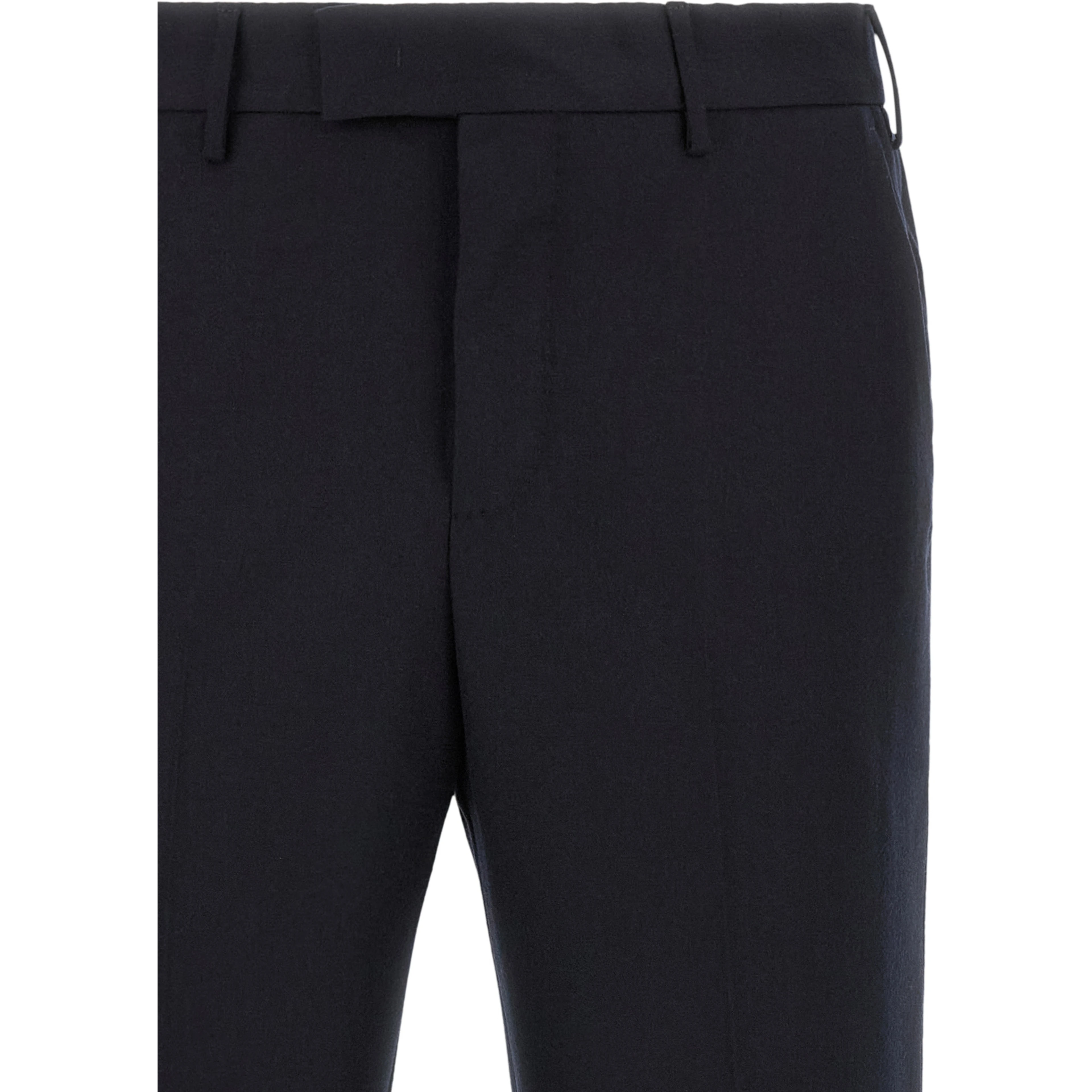 Blue Virgin Wool Dress Pants