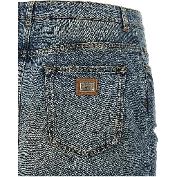 Blue Cotton Long Skirt