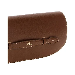 Brown Cowhide Clutch Bag