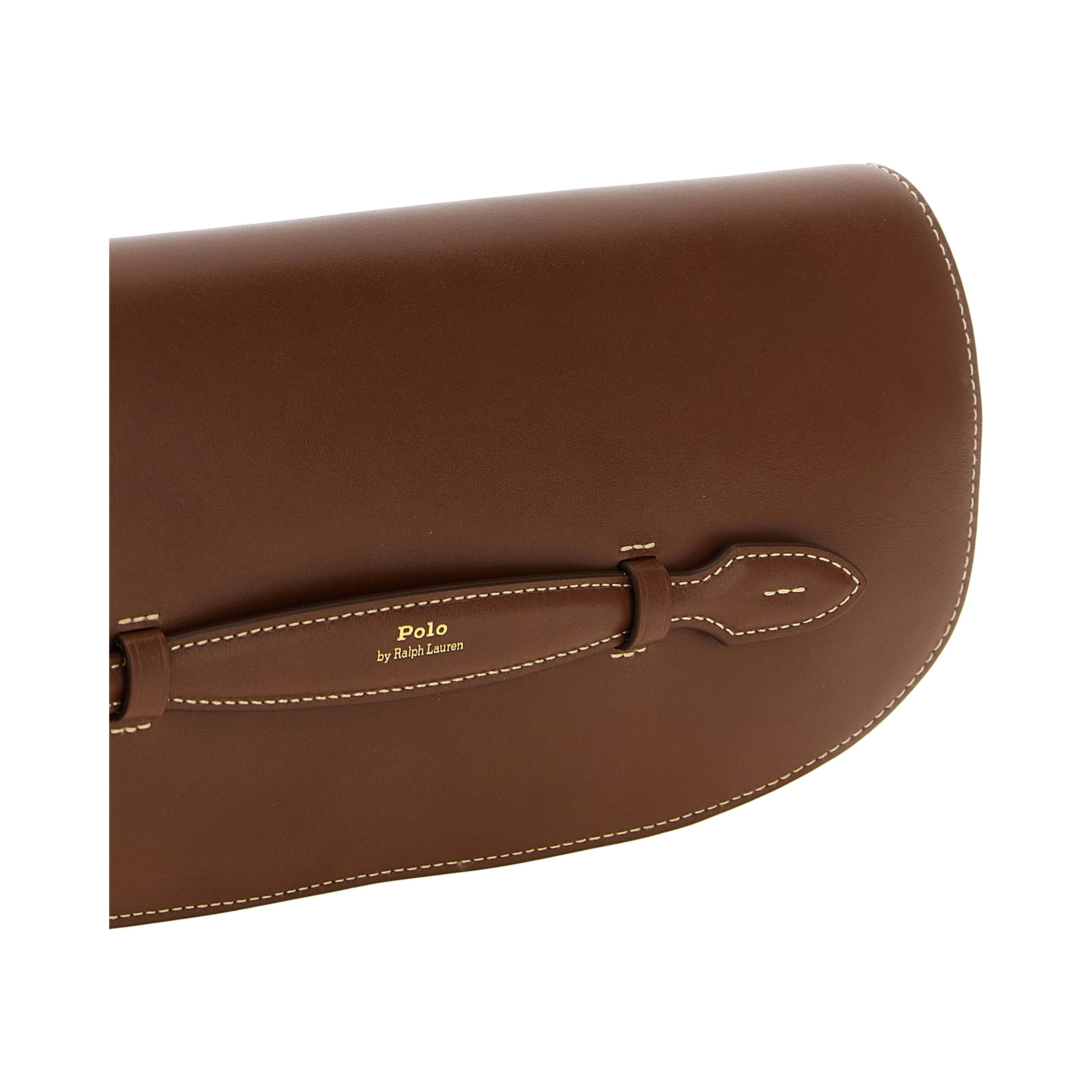 Brown Cowhide Clutch Bag