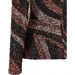 Bordeaux Polyamide Cardigan