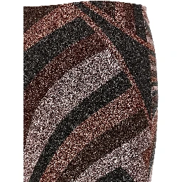 Bordeaux Polyamide Midi Skirt