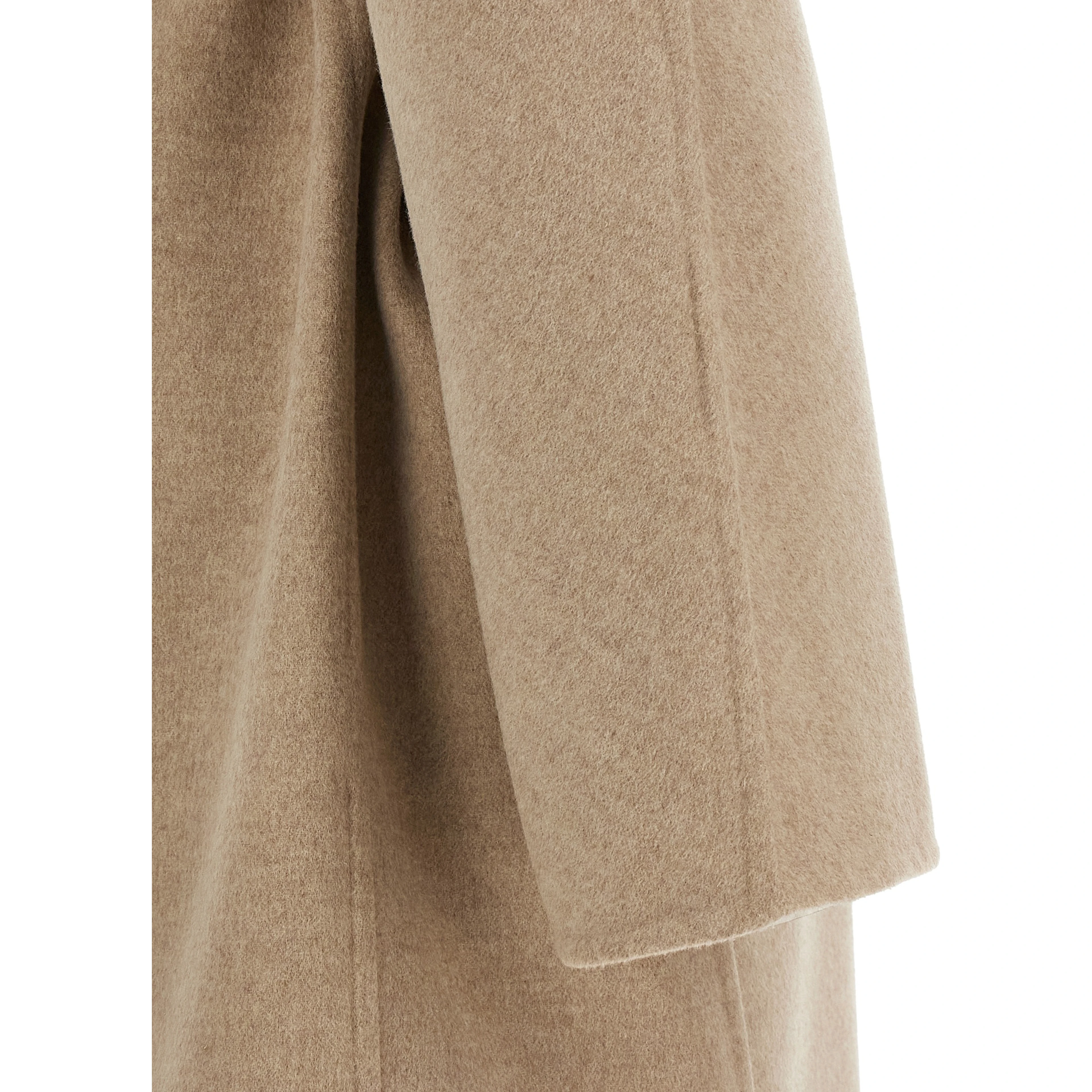 Beige Virgin Wool Coat
