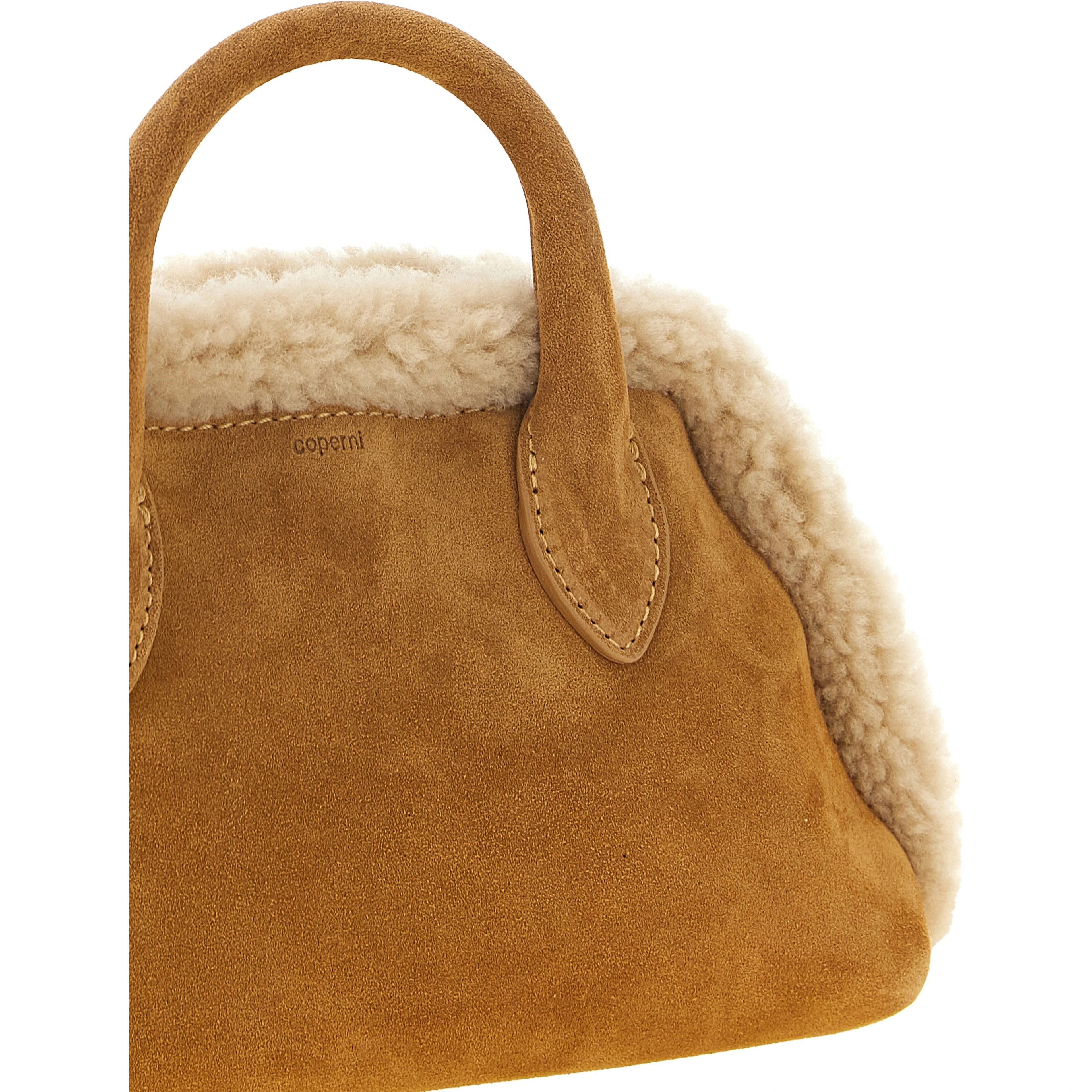 Beige Cowhide Crossbody Bag
