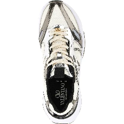 Multicolor Polyester Athletic Sneakers