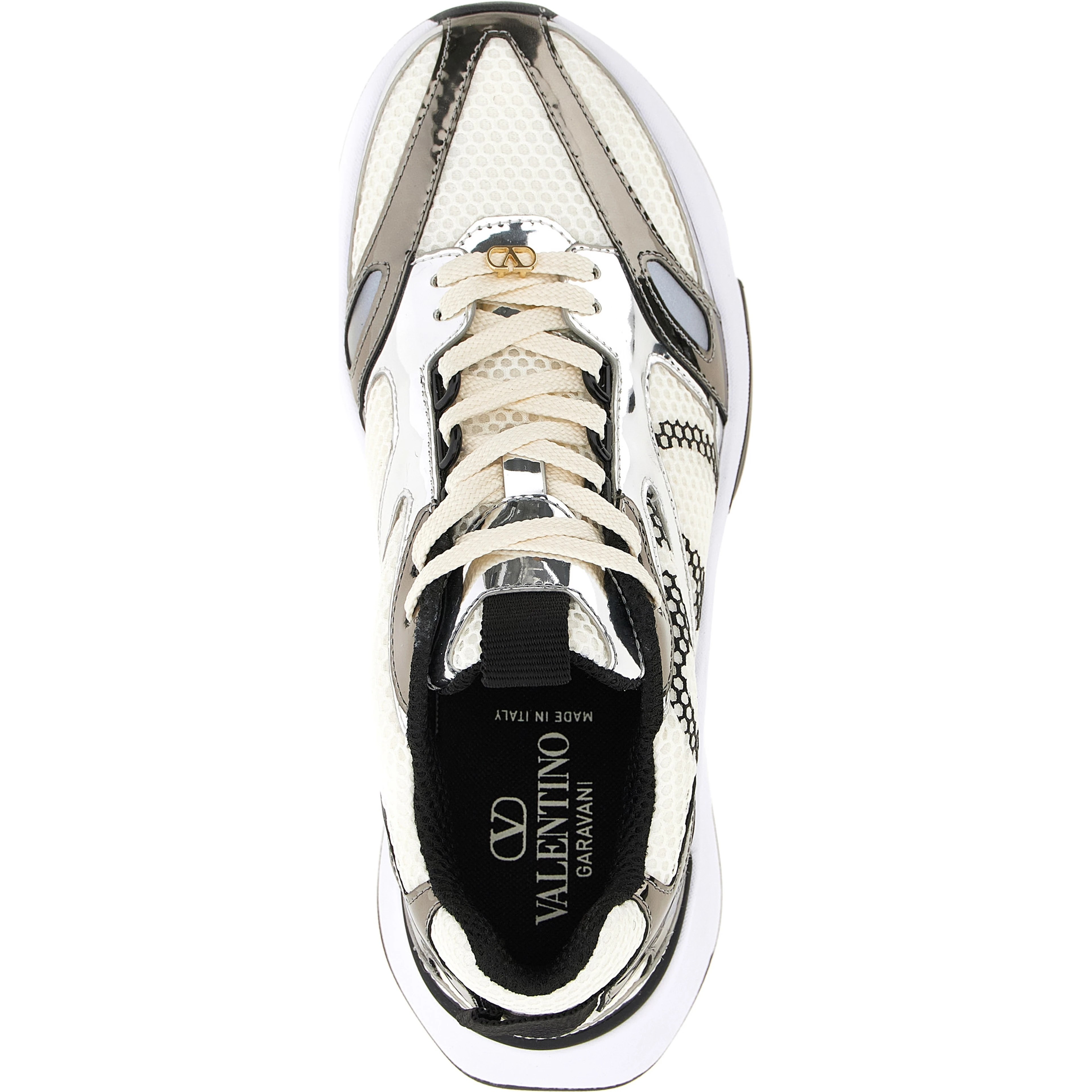Multicolor Polyester Athletic Sneakers