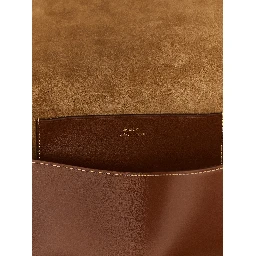 Brown Cowhide Clutch Bag
