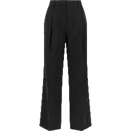 Black Polyester Dress Pants