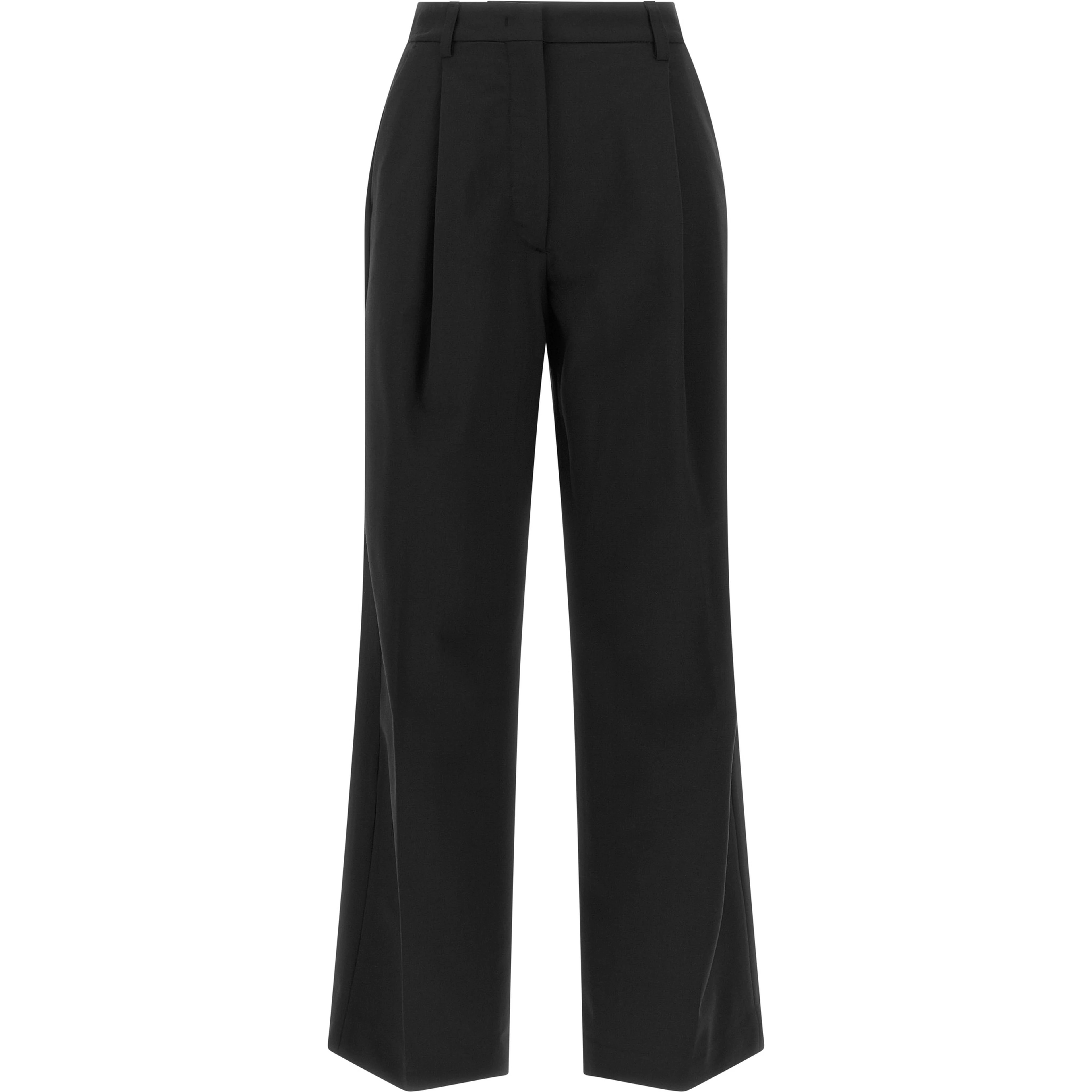 Black Polyester Dress Pants
