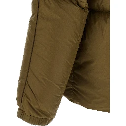 Bicolor Polyamide Full-Length Jacket