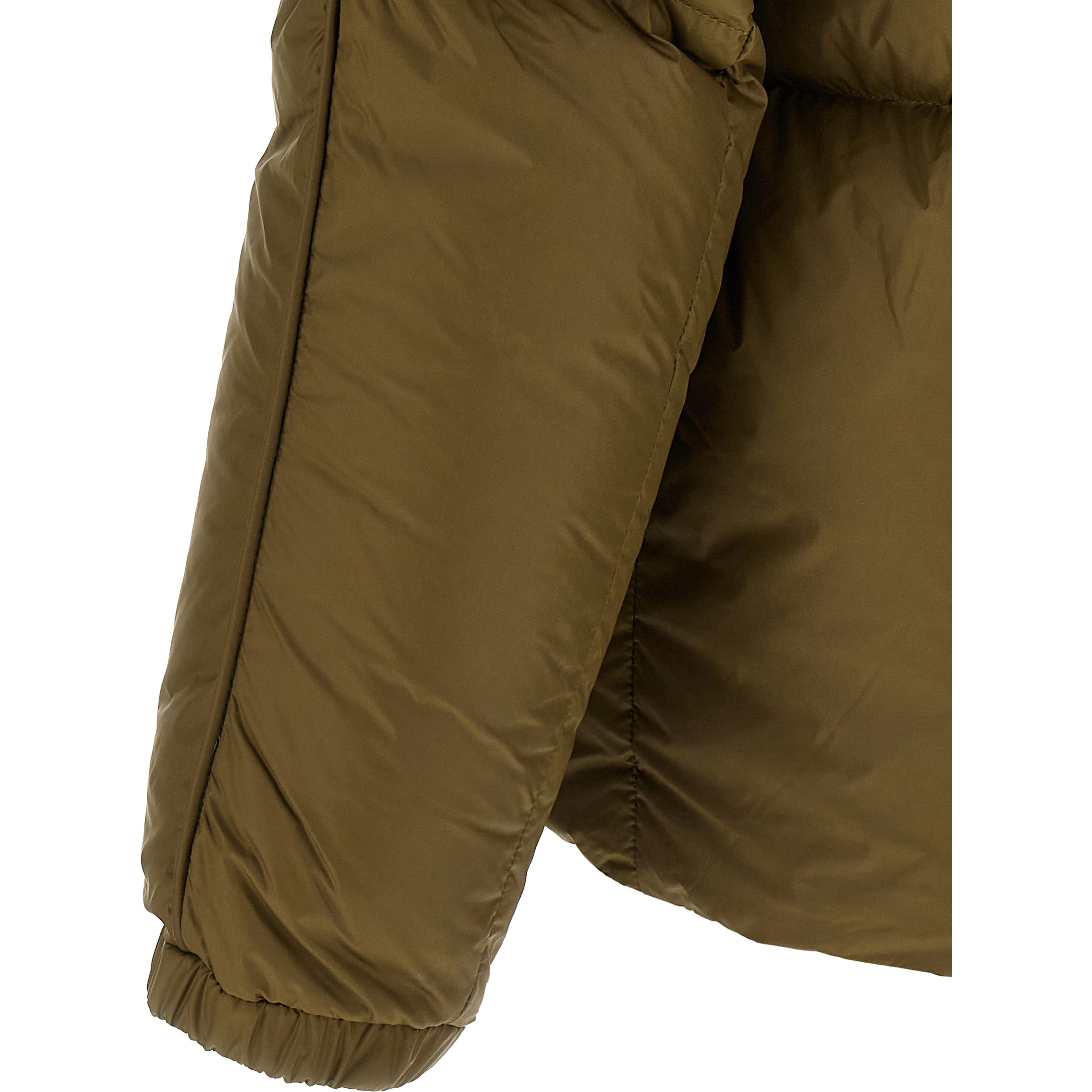 Bicolor Polyamide Full-Length Jacket