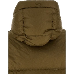Bicolor Polyamide Full-Length Jacket