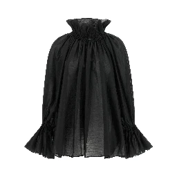 Black Lyocell Blouse