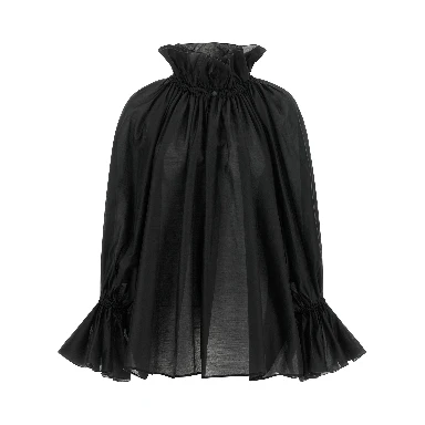 Black Lyocell Blouse