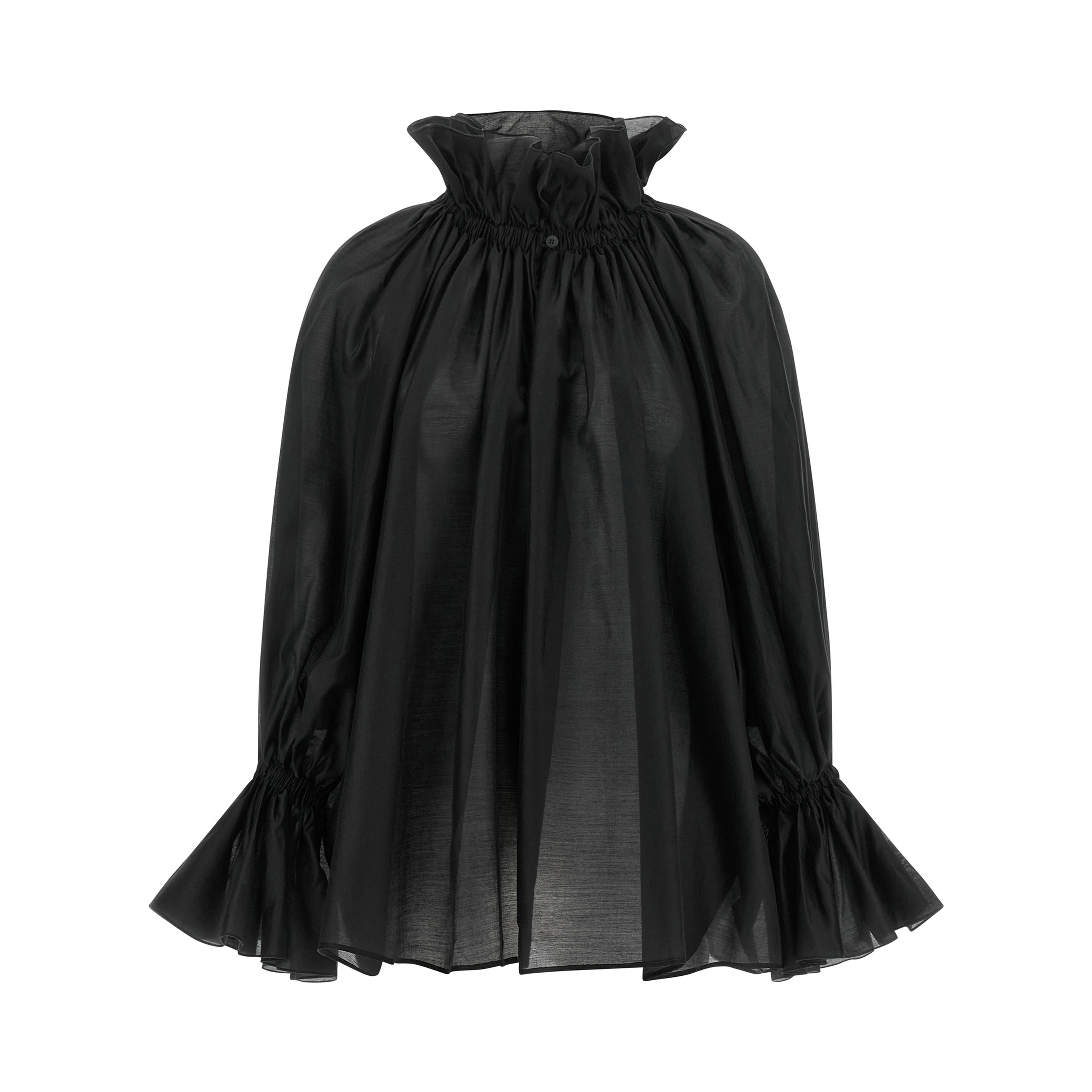 Black Lyocell Blouse