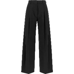 Black Polyester Dress Pants