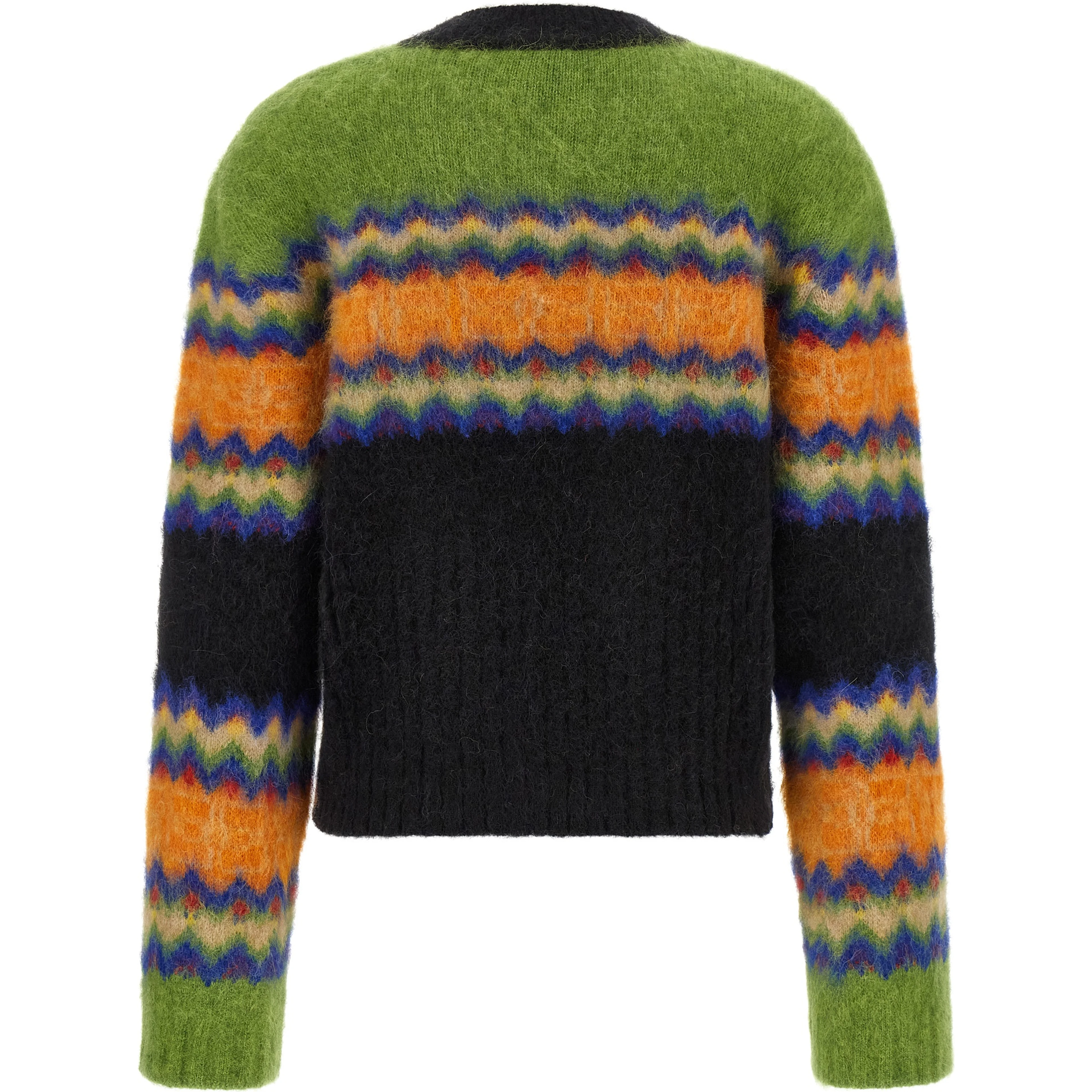 Multicolor Marabou Cardigan