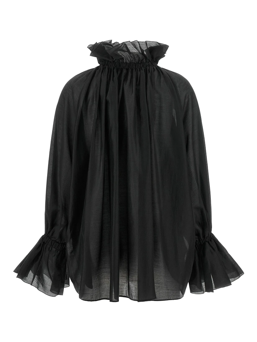 Black Lyocell Blouse