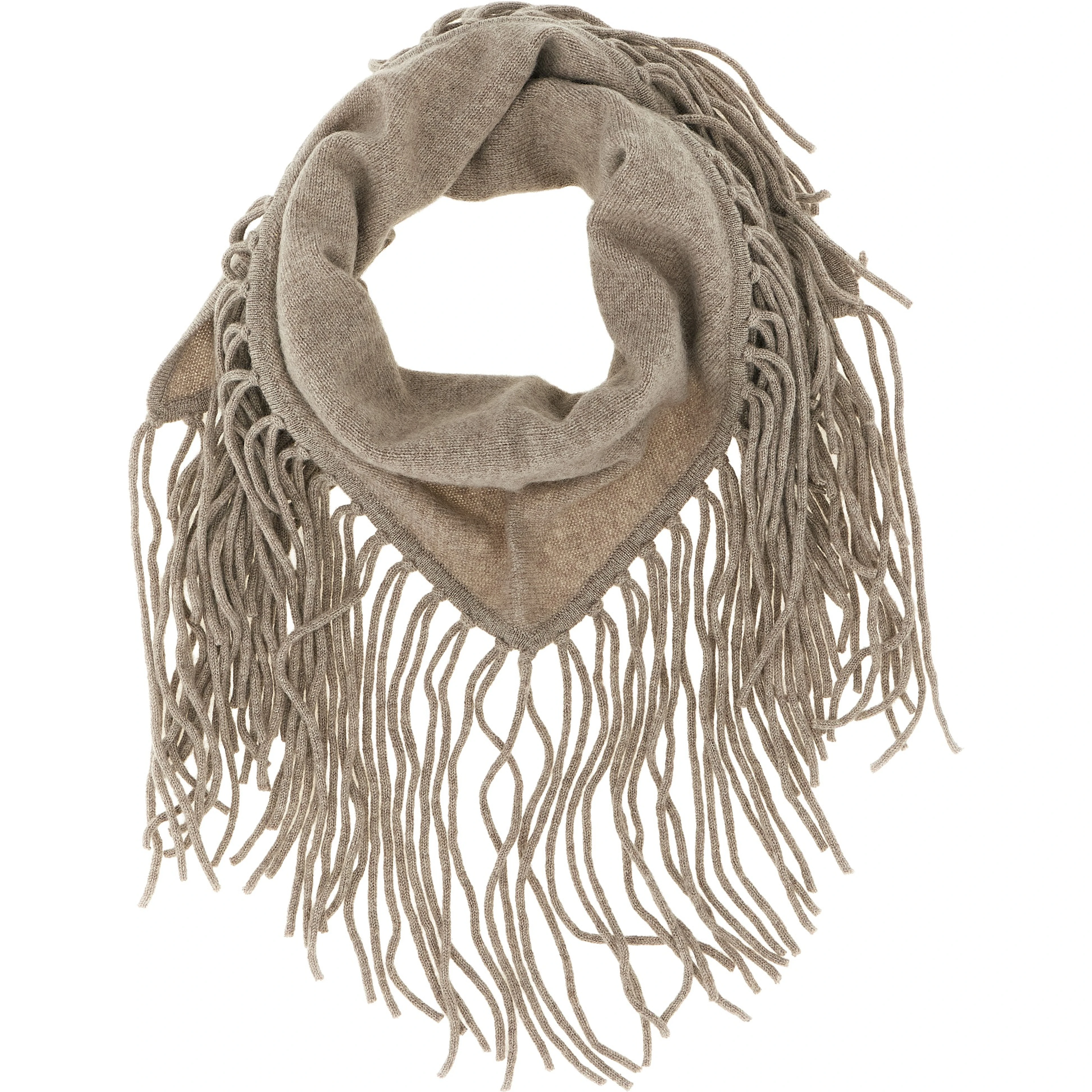 Beige Cashmere Scarf