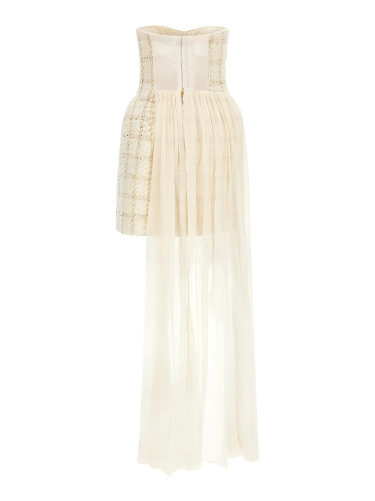 White Virgin Wool Short Dress alternative