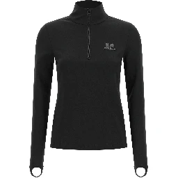Black Polyamide Cardigan