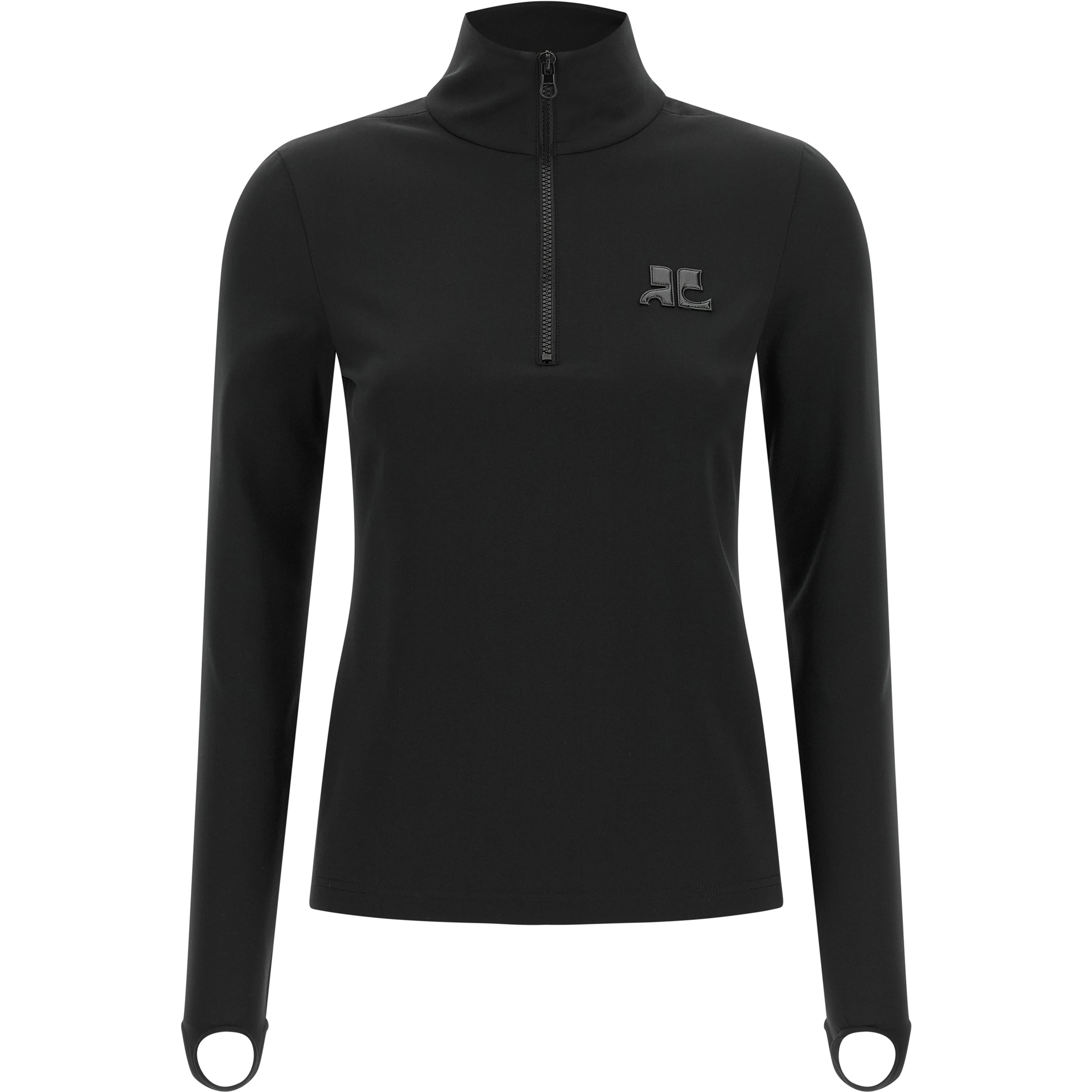 Black Polyamide Cardigan