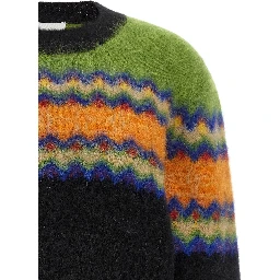Multicolor Marabou Cardigan