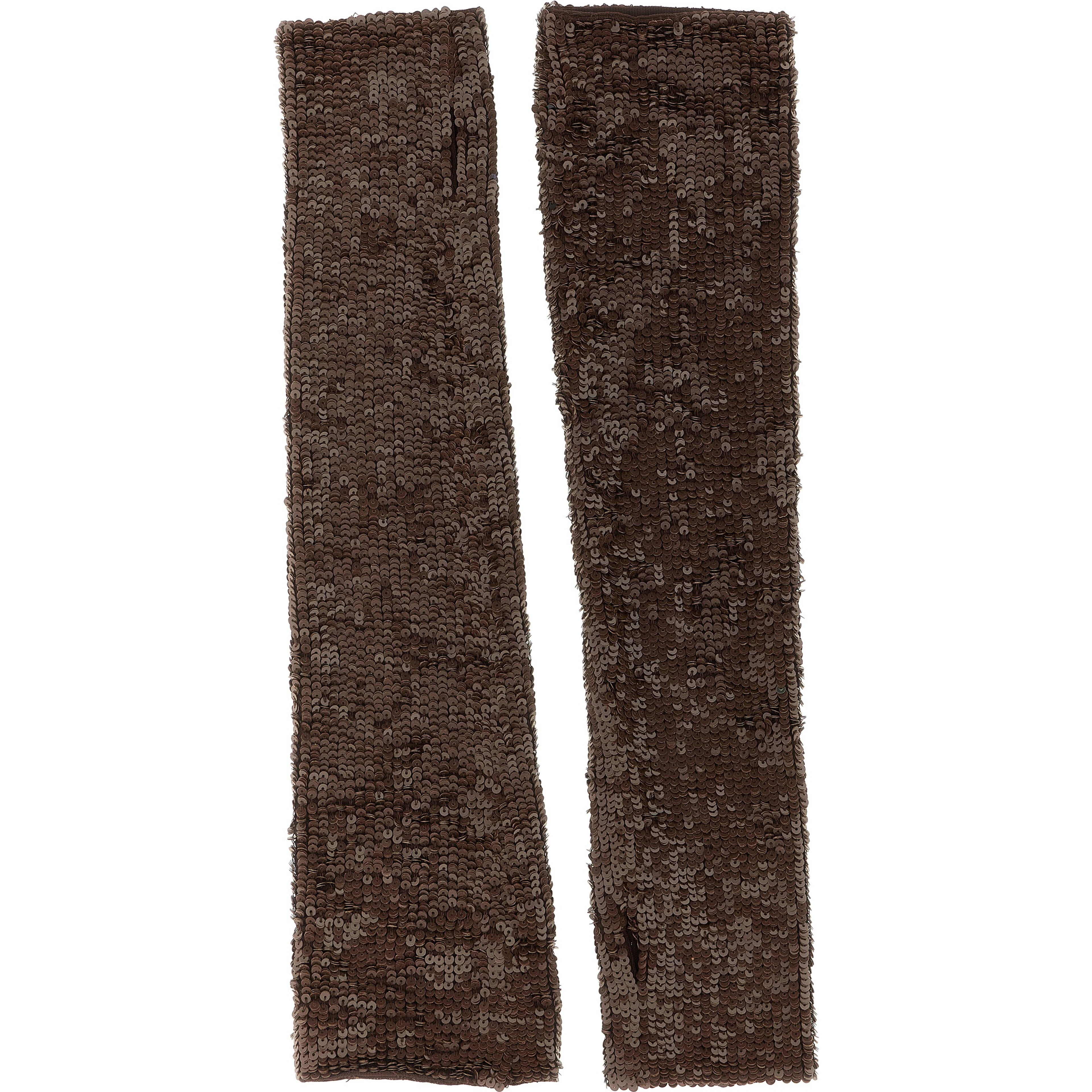 Brown Polyamide Gloves
