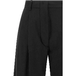 Black Polyester Dress Pants