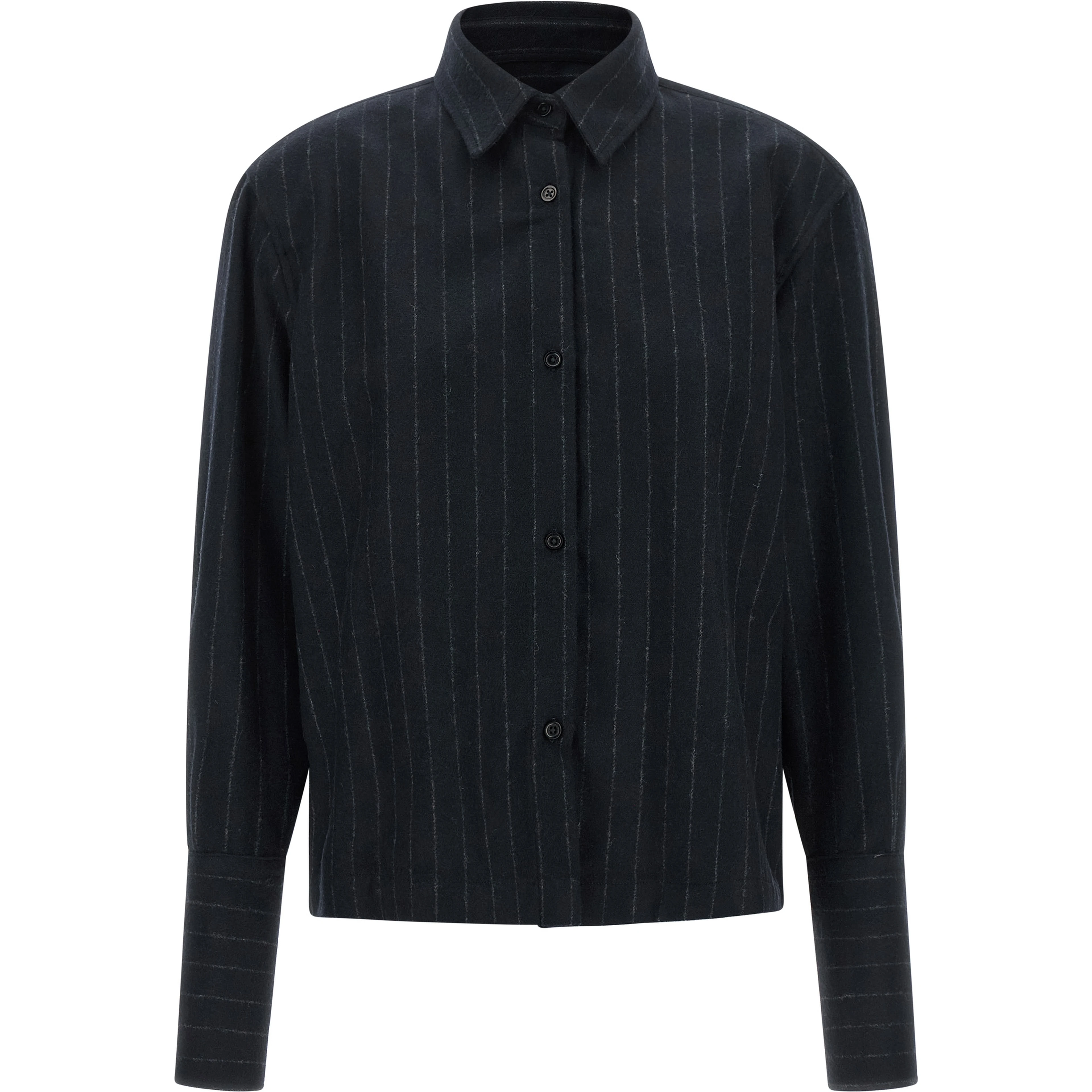 Blue Polyamide Blouse