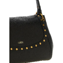 Black Lamb Leather Shoulder Bag
