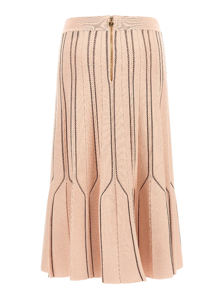 Multicolor Viscose Midi Skirt alternative
