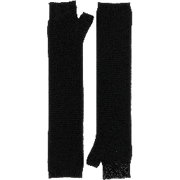 Black Wool Gloves