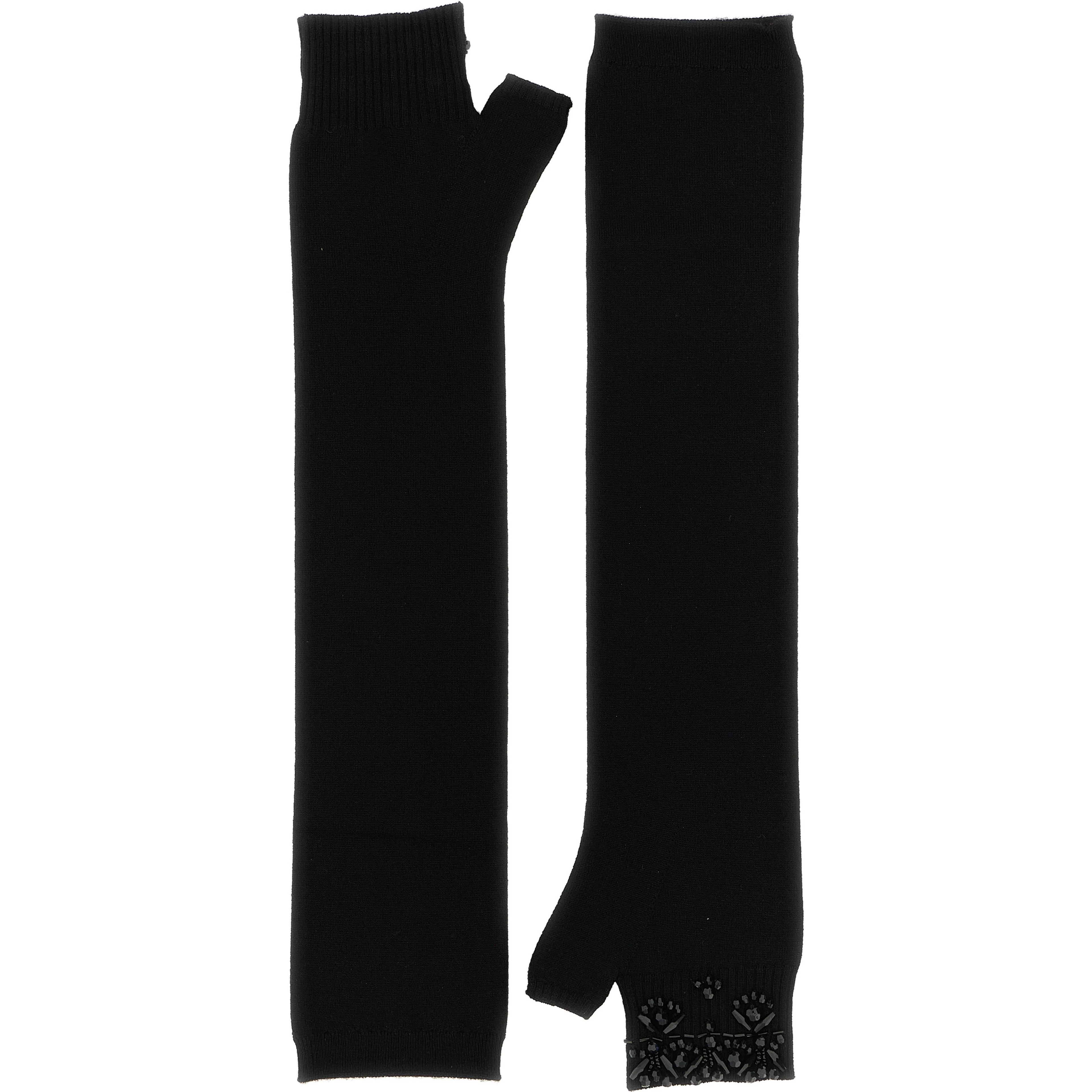Black Wool Gloves
