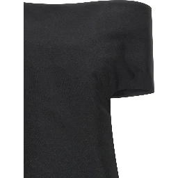 Black Silk Midi Dress