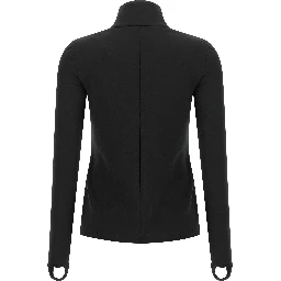 Black Polyamide Cardigan